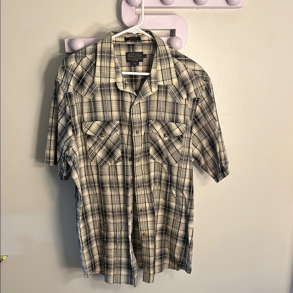 Pendleton Men's Western Style Plaid Frontier Shirt